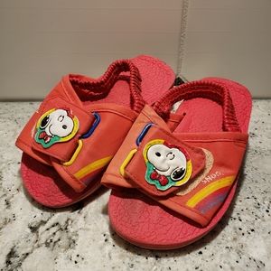 Snoopy children's sandles. 2/$29.